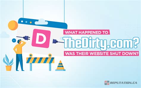 Is the dirty website shut down, or is it just a digital illusion?